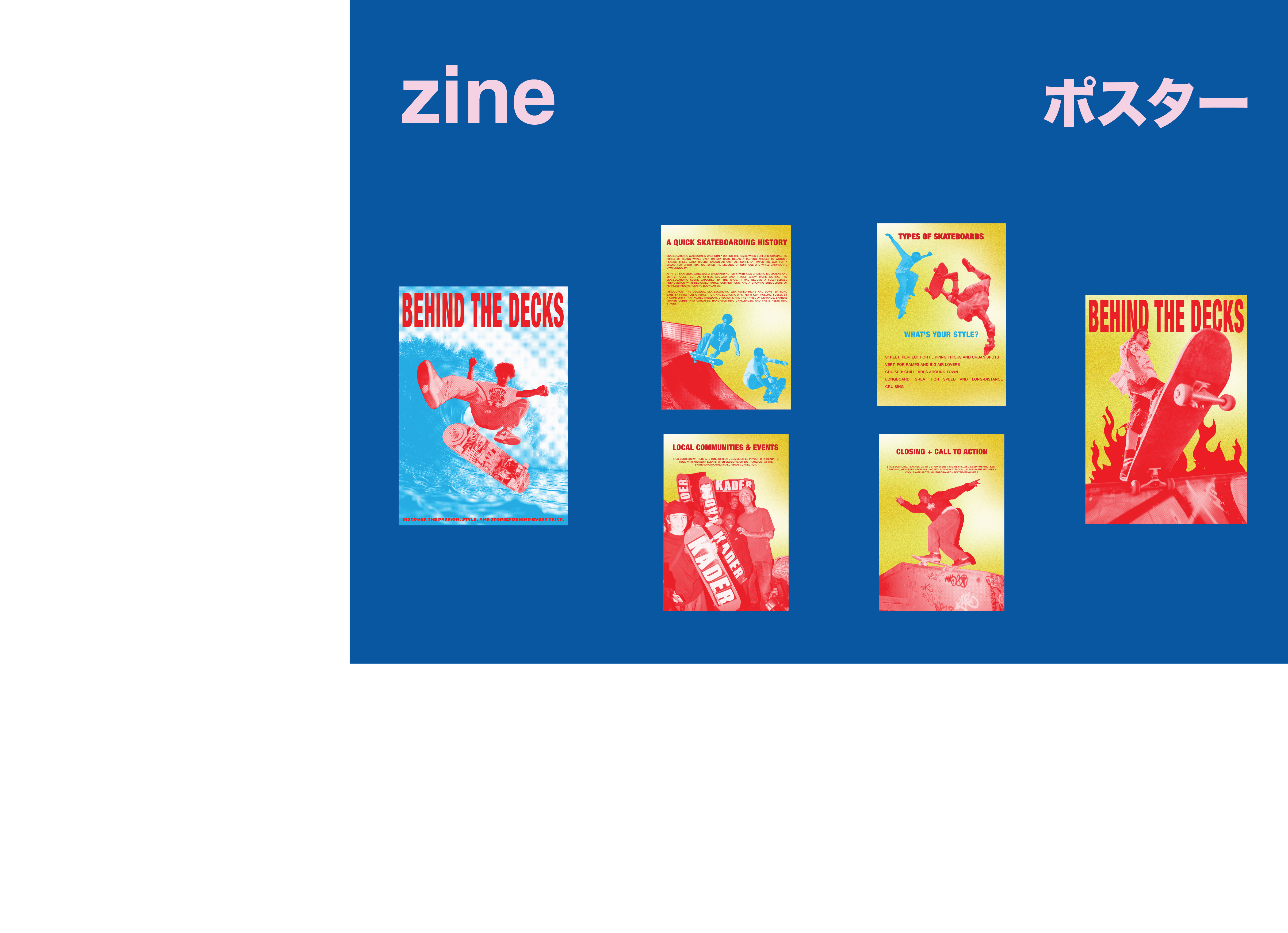 Zine Poster Behind the Decks